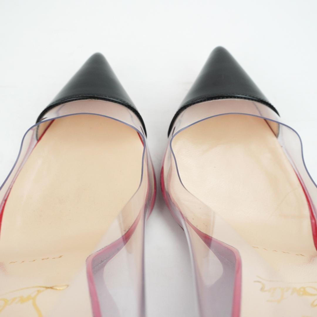 Christian Louboutin Heels IT 36.5 Pointed Toe Black White Christian Louboutin Heels IT 36.5 Pointed Toe Black White