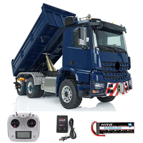 1/14 LESU RC Hydraulic Dumper 6X6 Metal Car with Brushless Motor Front Hook - Picture 3 of 12