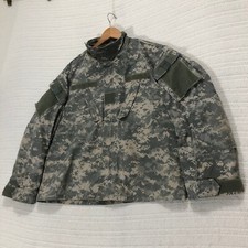 Army Combat Uniform Jacket Military Digital Camo Coat Tactical Large Short