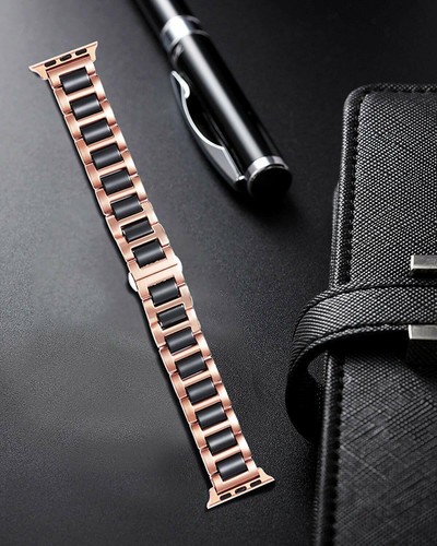 Reloj inteligente con correa de pulsera de acero inoxidable para Apple Watch Serie 7 6 5 4 32 - Imagen 26 de 36