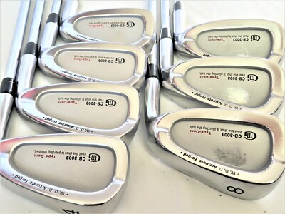 MIURA CB-3003 DENT-SOLE FORGED 7pc S-FLEX IRONS SET GOLF CLUBS NWO | eBay