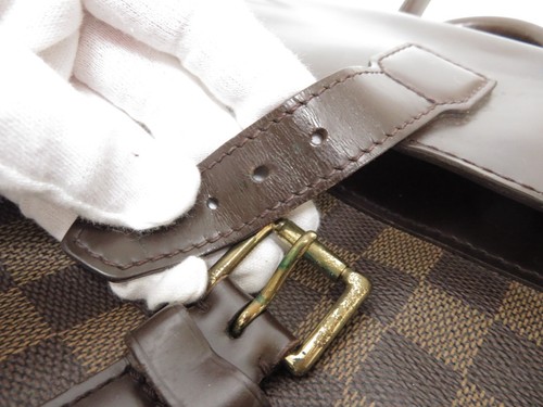 Authentic Louis Vuitton Damier Ebene Soho Backpack N51132 #40199 - Picture 19 of 24