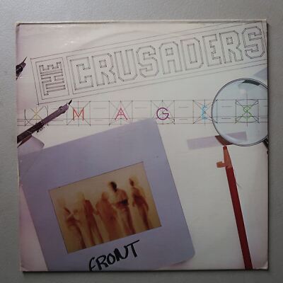 TEH CRUSADERS IMAGES VINYL LP BLUE THUMB VG 72