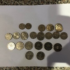 LOT OF 24 SWEDEN OBSOLETE COINS  50 ORE, 1 And 5 KRONOR 1969-2002