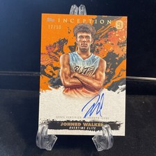 TOPPS INCEPTION OVERTIME OTE AUTO CARD #IA-JW2 JOHNED WALKER ORANGE 12/50