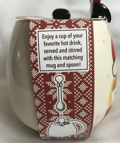 Winter Critters Mug And Spoon Set Owl Brand New - Picture 6 of 6