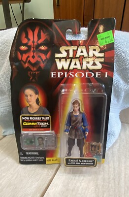 Star Wars Episode 1 Padmé Naberrie With Pod Race View Screen Figure.