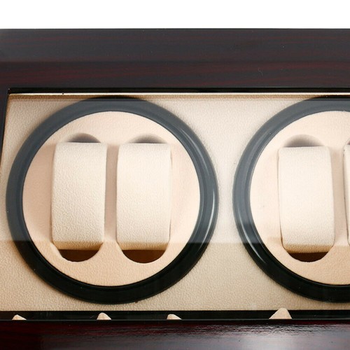 4+6 Uhren Uhrenbeweger Uhrenbox Holz Watch Winder Automatisch Uhrendreher Kasten - Bild 11 von 19