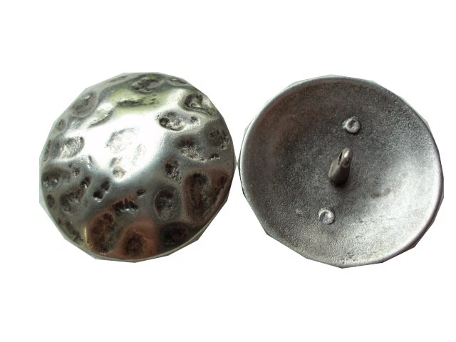 1 pezzo cappotto metallo bottone argento antico effetto bottoni Botón Düğme G... - Immagine 2 di 2