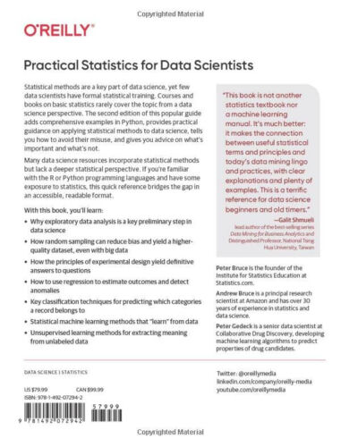 Practical Statistics for Data Scientists : 50+ Essential Concepts Using R and... - Foto 4 di 4