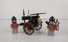 Vintage LEGO 6012 SIEGE CART CASTLE Complete Instructions Lion Knights