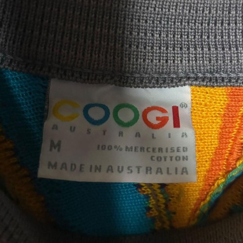 COOGI Pullover 3D Strick US M 100% Baumwolle Mehrfarbig Vintage Körperbreite 58cm - Bild 11 von 14