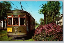 C1940 Cutty Sark Streetcar St Charles Ave New Orleans LA Postcard
