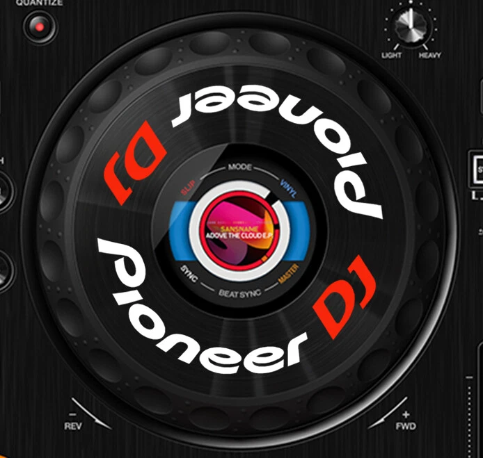 PIONEER DJ XDJ RX3 JOG / SLIPMAT GRAPHICS / STICKERS