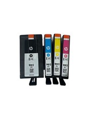 New Genuine HP 902XL -4pk Ink Cartridges Box OfficeJet Pro 6954 6968