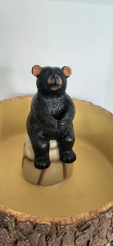Bear Nut Bowl, Tree Bark design Christmas Decor - Picture 21 of 22
