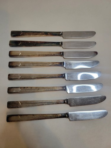 Cubiertos de plata Holmes & Edwards para servir 82 piezas en total NECESITA PULIDO - Imagen 4 de 20