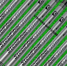 Aerotech SteelFiber i55/i70/i80/i95/i110 CW Graphite Iron Shafts Set .355″ Taper