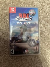 R.B.I. Baseball 17 (Nintendo Switch, 2017) With Patch Original Rare