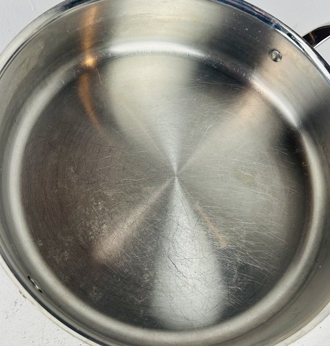 Sartén y tapa de acero inoxidable Williams Sonoma Hestan con revestimiento térmico 4,5 cuartos ITALIA - Imagen 3 de 11