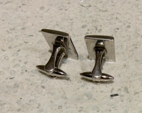 Vintage Gilt pat 144488 retro 1970’s cufflinks - 第 3/6 張圖片