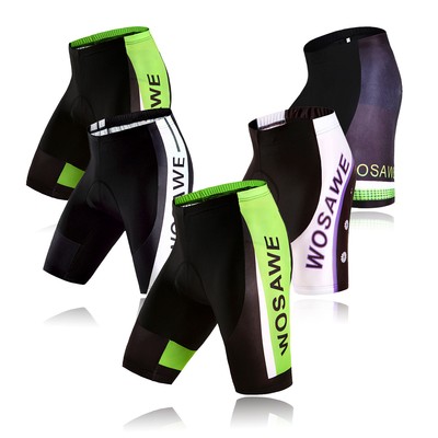 Mens Cycling Clothing Bike Bicycle Shorts 4D Silicone Padded Riding Shorts Pants