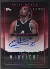 23-24 Topps Midnight Devonte' Graham Stroke of Midnight Twilight Auto #d 140/199