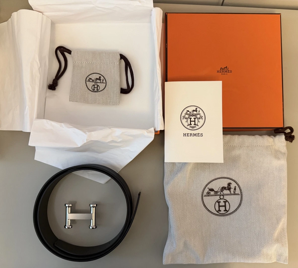 Hermes H Belt 95 for sale | eBay