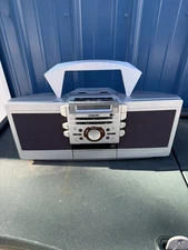 Vintage Sony ZS-D55 Audio System Boombox Display Cassette CD Player FM Radio