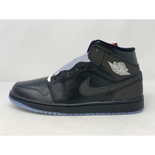 Air Jordan 1 Mid 'Metallic 5s Reimagined' Black Sneakers, Size 11.5 HV5177-010 - Picture 1 of 8
