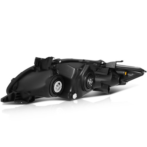 Pair Black Housing For Toyota For Corolla 2011 2012 2013 Headlights Assembly - Picture 7 of 9