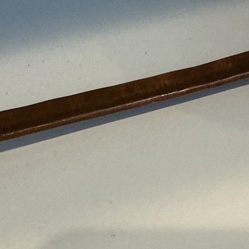 Antique Old Handmade Hammered Copper Ladle 6 Cup Scoop Handle Water Dipper 21" - Picture 5 of 24
