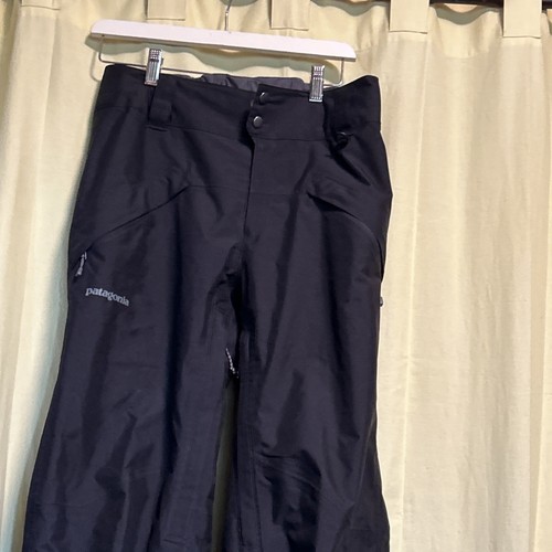 Pantalones de snowboard Patagonia Snowshot H2no ventilados esquí nieve para hombre talla pequeña negros - Imagen 3 de 11