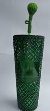 2024 Starbucks Wicked Emerald City Tumbler Cup 24OZ w/ Balloon Straw Topper  NEW