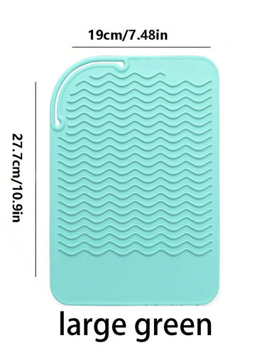 ALFOMBRA/BOLSA DE SILICONA PREMIUM RESISTENTE AL CALOR PARA PLANCHAS DE PELO Y RIZADORES - Imagen 12 de 19