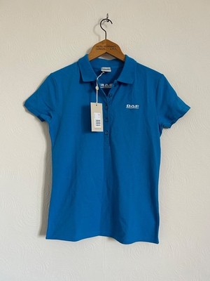 DAF T-Shirt NEU Größe Medium Damen blau Polo Teejays neu mit Etikett kurzarm