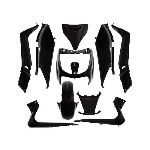 Carénage noir brillant MBK Skycruiser et Yamaha X-Max 125 pour modèles 2006 à 2009