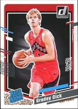 2023-24 Donruss Gradey Dick #247 Rated Rookie