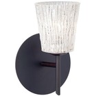 Besa Lighting 1SW-5125GL-LED-BR Nico 4 Wall Sconce Bronze