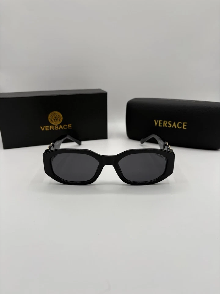 Versace 0VE4361 Unisex Sunglasses - Black/Gold/ Black Box - image 2 of 4