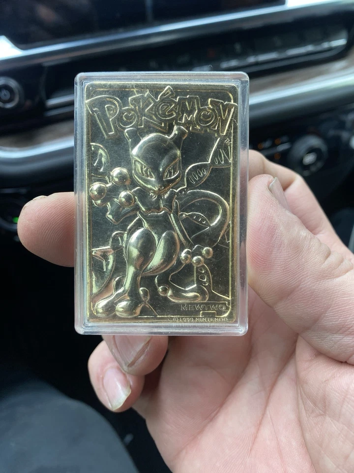 1999 Burger King Pokemon Cards Gold Plated 23K - Image 2 of 3