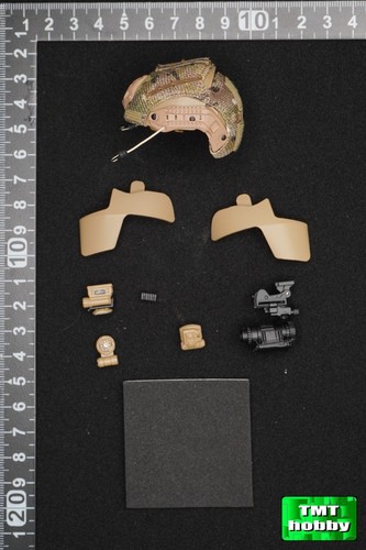 1:6 Scale ES 26071R FSB Alpha Team Leader - Airframe Helmet w/ NVG Set