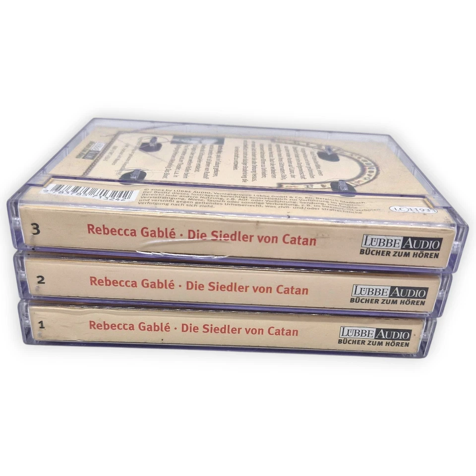 Die Siedler von Catan Rebecca Gable Hörbuch MC Kassetten 6 Martin May Lübbe Buch - Bild 3 von 4