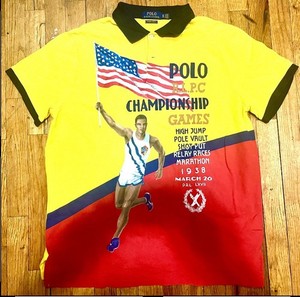ウェア Polo by Ralph Lauren  BEACH Rugby Polo Ralph Lauren Classic Fit Rugby Shirt Polo Beach Graphic
