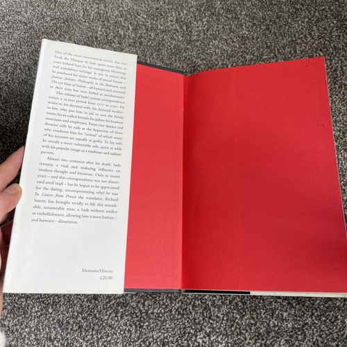 Letters From Prison By Marquis De Sade 2000 Harvill Hardcover DJ GAR - Picture 8 of 15