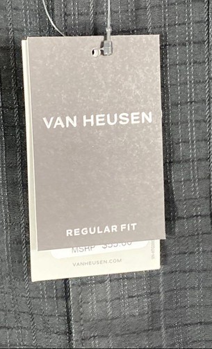 Van Heusen Black Shirt - Size Small - Picture 4 of 6