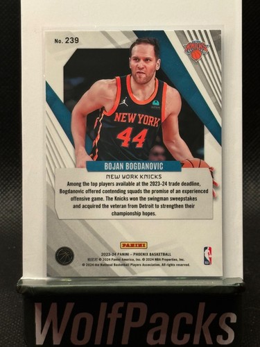 Panini Phoenix 2023-24 - Bojan Bogdanovic #239 - Imagen 2 de 2