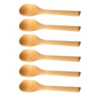  6 stücke Küche Gewürz Holzlöffel Gewürze Scoop Kleine Teelöffel Honig