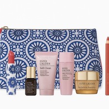 Estee Lauder Revitalizing Supreme 7 PCs Skincare/ Makeup Travel Gift Set New