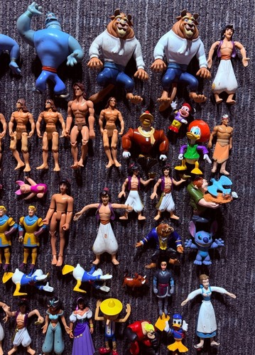 100+ Vintage Random Mixed Set Toys Action Figure Disney Lot Rare Mickey Aladdin+ - Picture 6 of 24